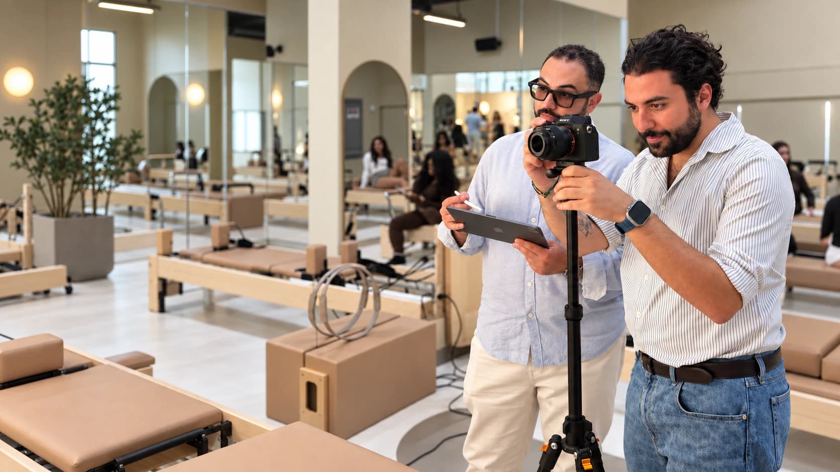 Behind the scenes with WebRise filming on location