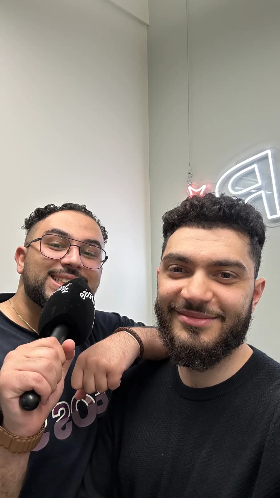 WebRise founders together in their first office