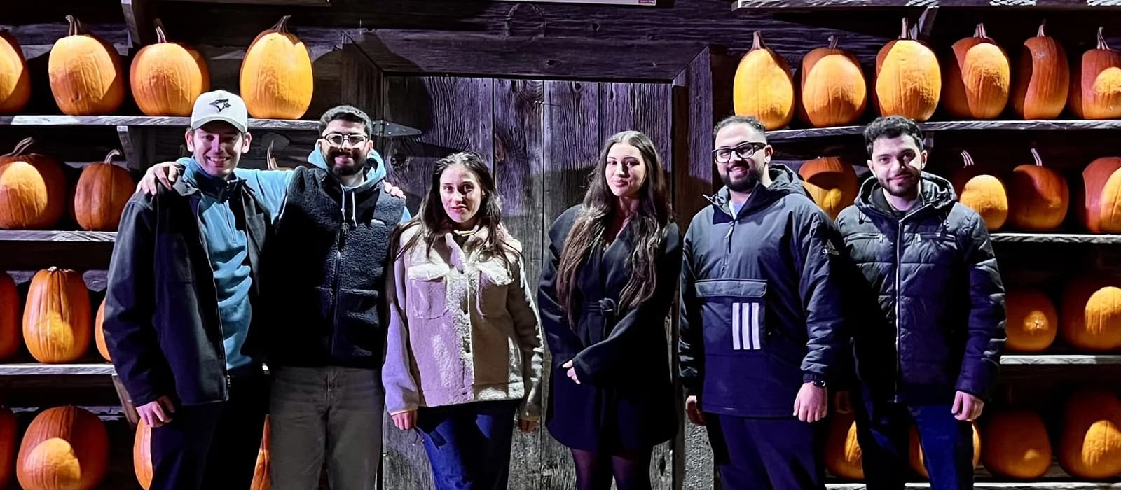 The WebRise team together at Saunders Farm