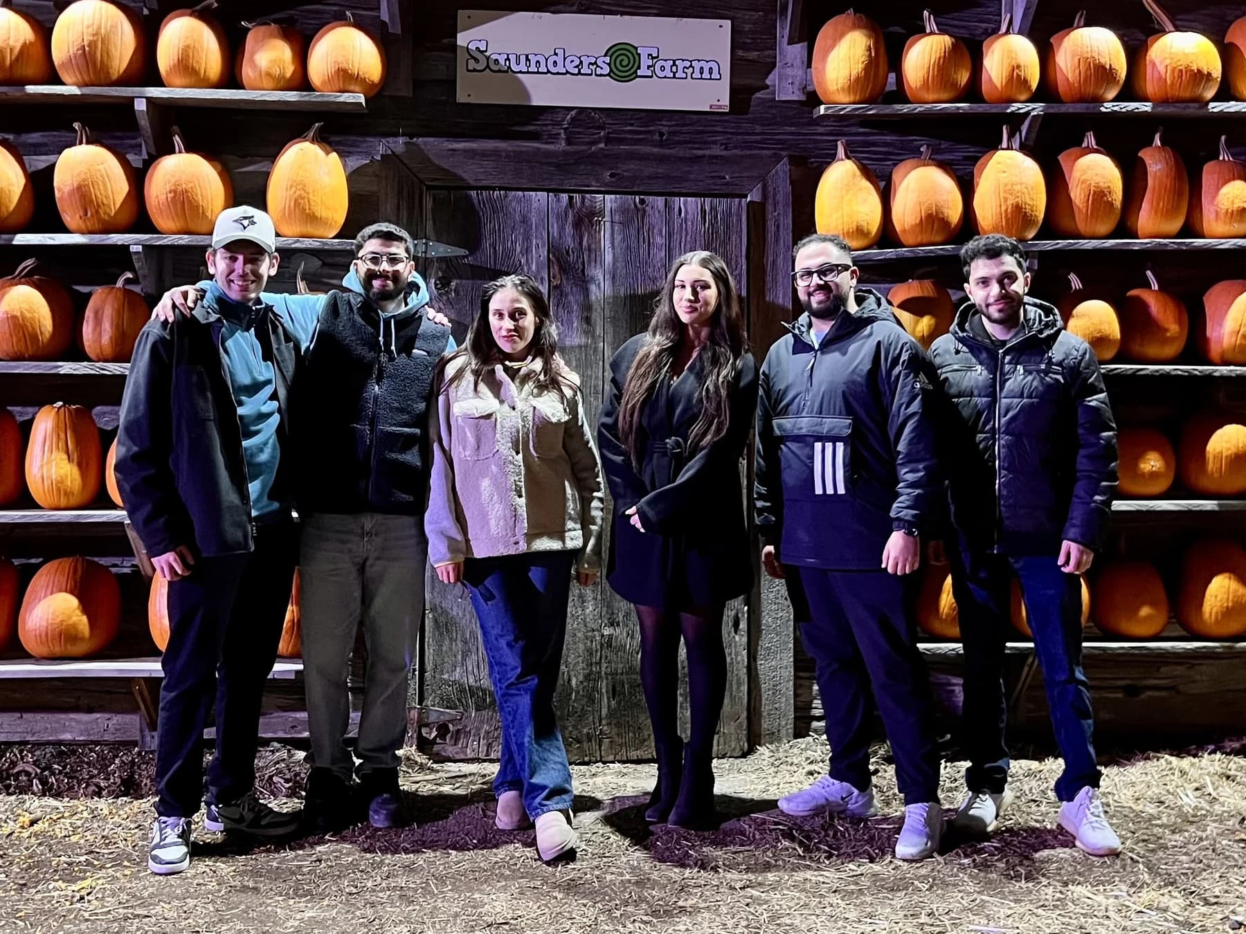The WebRise team together at Saunders Farm