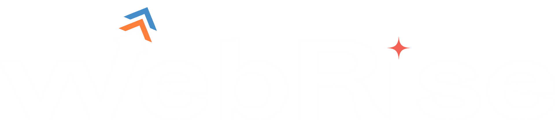 WebRise Flat Wordmark (White)